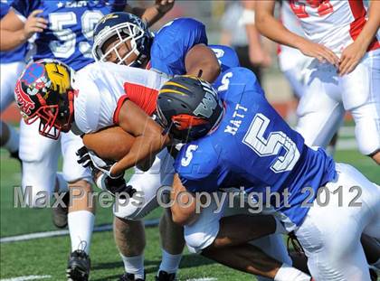 Thumbnail 1 in Michigan HS Football Coaches Association All-Star Game photogallery.