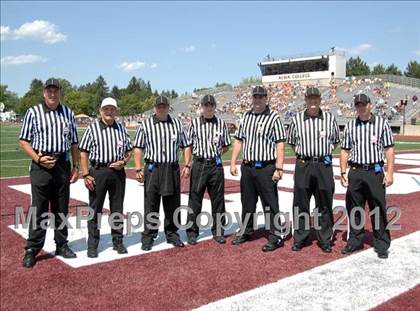 Thumbnail 1 in Michigan HS Football Coaches Association All-Star Game photogallery.