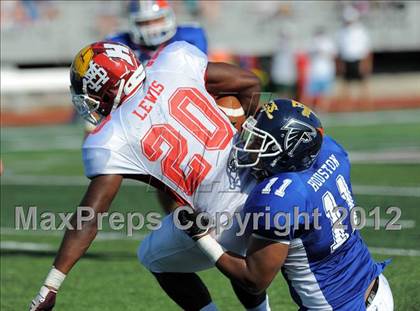 Thumbnail 3 in Michigan HS Football Coaches Association All-Star Game photogallery.