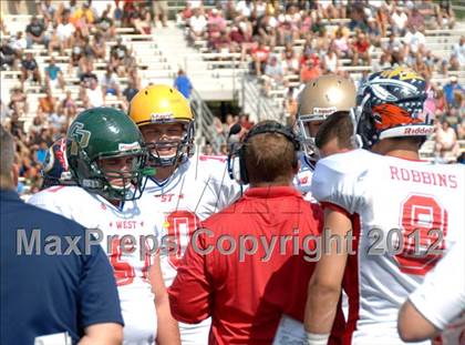 Thumbnail 1 in Michigan HS Football Coaches Association All-Star Game photogallery.