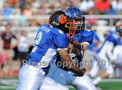Thumbnail 2 in Michigan HS Football Coaches Association All-Star Game photogallery.