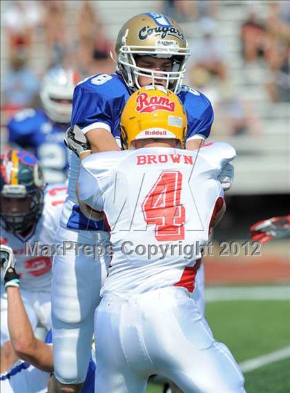 Thumbnail 3 in Michigan HS Football Coaches Association All-Star Game photogallery.