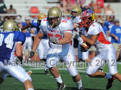 Thumbnail 1 in Michigan HS Football Coaches Association All-Star Game photogallery.