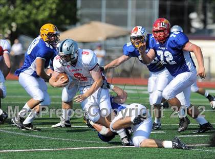 Thumbnail 2 in Michigan HS Football Coaches Association All-Star Game photogallery.