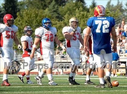 Thumbnail 2 in Michigan HS Football Coaches Association All-Star Game photogallery.