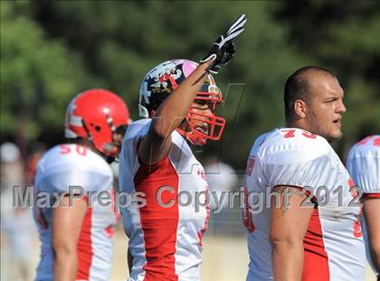 Thumbnail 3 in Michigan HS Football Coaches Association All-Star Game photogallery.