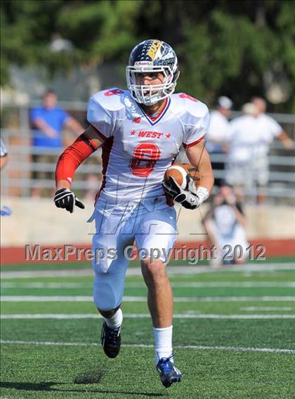 Thumbnail 1 in Michigan HS Football Coaches Association All-Star Game photogallery.
