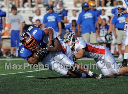 Thumbnail 3 in Michigan HS Football Coaches Association All-Star Game photogallery.