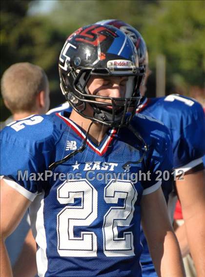 Thumbnail 1 in Michigan HS Football Coaches Association All-Star Game photogallery.