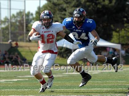 Thumbnail 1 in Michigan HS Football Coaches Association All-Star Game photogallery.