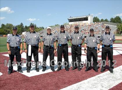 Thumbnail 2 in Michigan HS Football Coaches Association All-Star Game photogallery.