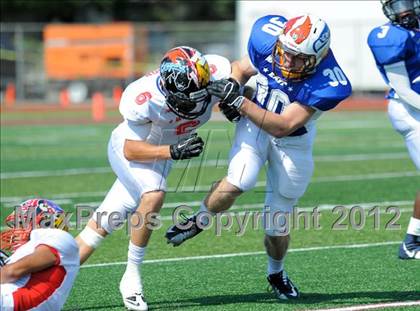 Thumbnail 3 in Michigan HS Football Coaches Association All-Star Game photogallery.