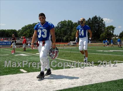 Thumbnail 3 in Michigan HS Football Coaches Association All-Star Game photogallery.