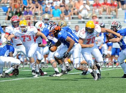 Thumbnail 2 in Michigan HS Football Coaches Association All-Star Game photogallery.