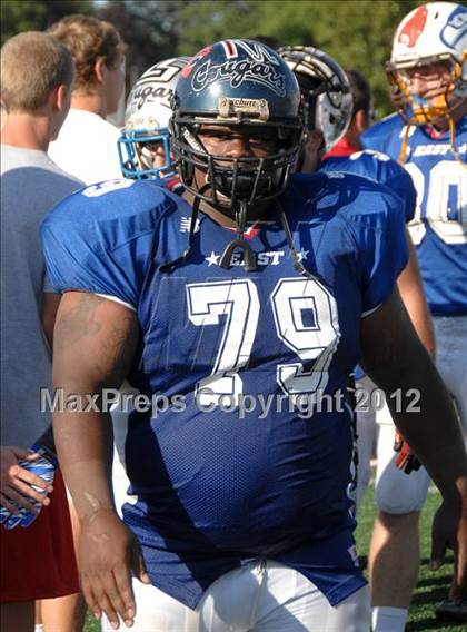 Thumbnail 2 in Michigan HS Football Coaches Association All-Star Game photogallery.