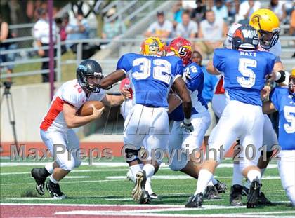 Thumbnail 3 in Michigan HS Football Coaches Association All-Star Game photogallery.