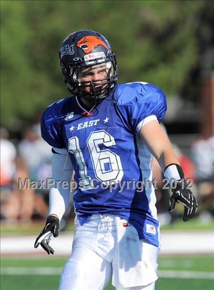 Thumbnail 1 in Michigan HS Football Coaches Association All-Star Game photogallery.