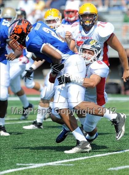 Thumbnail 1 in Michigan HS Football Coaches Association All-Star Game photogallery.