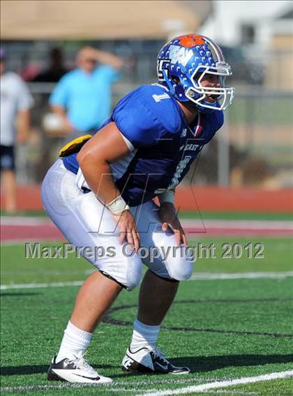 Thumbnail 3 in Michigan HS Football Coaches Association All-Star Game photogallery.