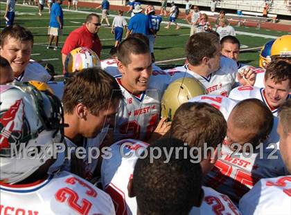Thumbnail 1 in Michigan HS Football Coaches Association All-Star Game photogallery.