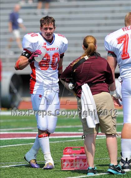 Thumbnail 1 in Michigan HS Football Coaches Association All-Star Game photogallery.