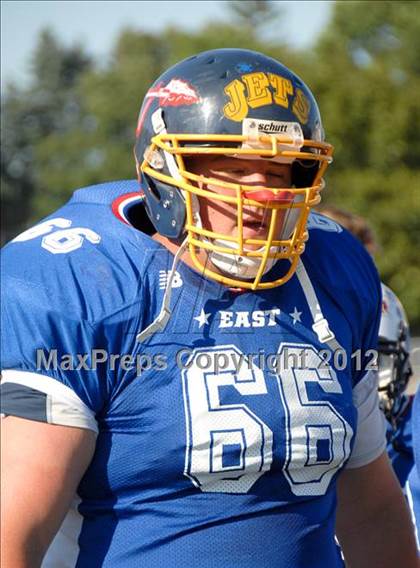 Thumbnail 1 in Michigan HS Football Coaches Association All-Star Game photogallery.