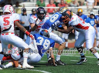 Thumbnail 2 in Michigan HS Football Coaches Association All-Star Game photogallery.