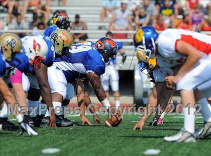 Thumbnail 3 in Michigan HS Football Coaches Association All-Star Game photogallery.