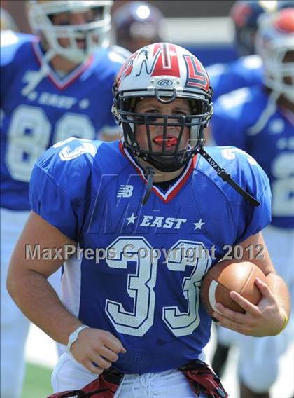 Thumbnail 1 in Michigan HS Football Coaches Association All-Star Game photogallery.