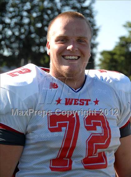 Thumbnail 1 in Michigan HS Football Coaches Association All-Star Game photogallery.