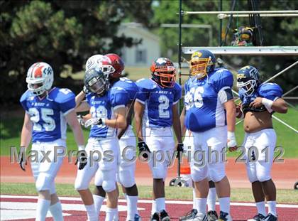 Thumbnail 1 in Michigan HS Football Coaches Association All-Star Game photogallery.