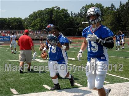 Thumbnail 2 in Michigan HS Football Coaches Association All-Star Game photogallery.