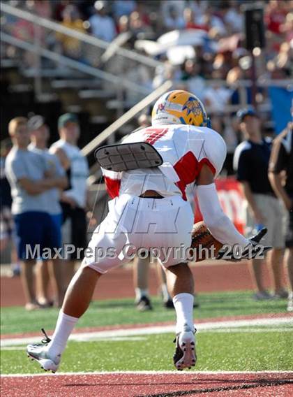 Thumbnail 2 in Michigan HS Football Coaches Association All-Star Game photogallery.