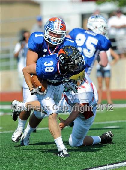 Thumbnail 1 in Michigan HS Football Coaches Association All-Star Game photogallery.