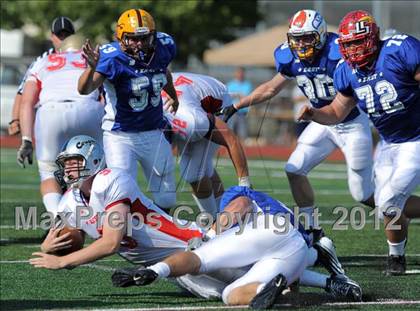 Thumbnail 3 in Michigan HS Football Coaches Association All-Star Game photogallery.