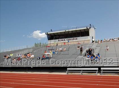 Thumbnail 1 in Michigan HS Football Coaches Association All-Star Game photogallery.