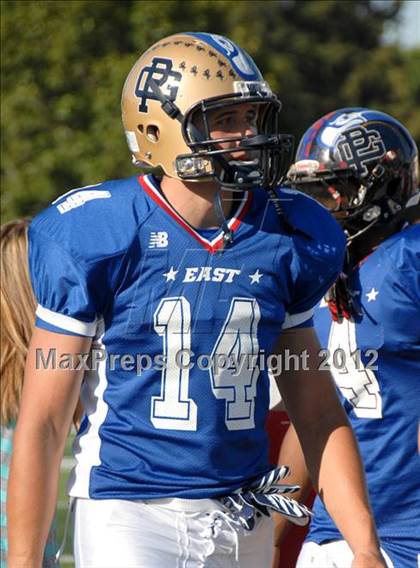 Thumbnail 3 in Michigan HS Football Coaches Association All-Star Game photogallery.