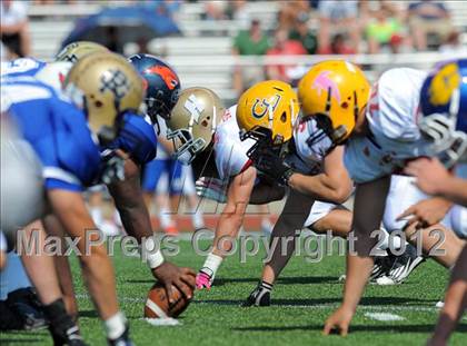 Thumbnail 3 in Michigan HS Football Coaches Association All-Star Game photogallery.