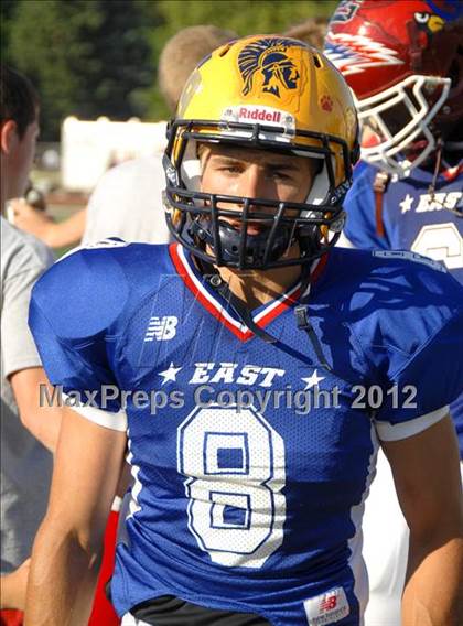 Thumbnail 3 in Michigan HS Football Coaches Association All-Star Game photogallery.
