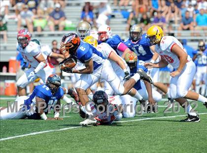 Thumbnail 1 in Michigan HS Football Coaches Association All-Star Game photogallery.