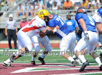 Thumbnail 3 in Michigan HS Football Coaches Association All-Star Game photogallery.