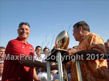 Thumbnail 2 in Michigan HS Football Coaches Association All-Star Game photogallery.
