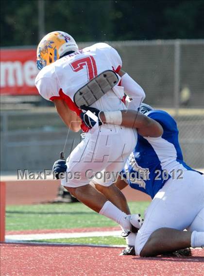 Thumbnail 3 in Michigan HS Football Coaches Association All-Star Game photogallery.