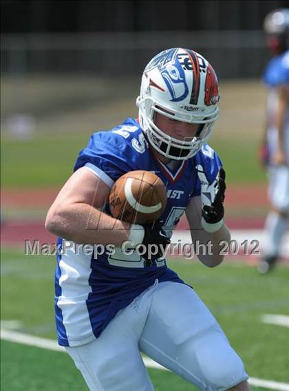 Thumbnail 2 in Michigan HS Football Coaches Association All-Star Game photogallery.