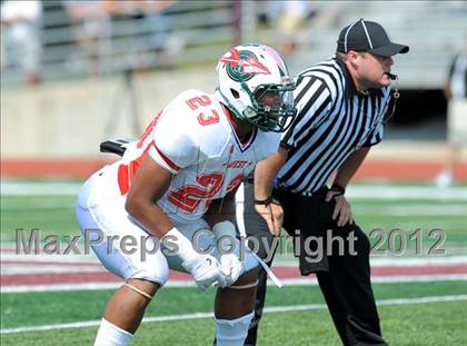 Thumbnail 2 in Michigan HS Football Coaches Association All-Star Game photogallery.