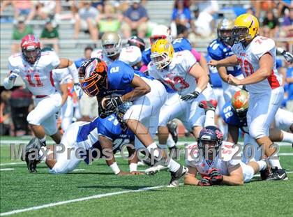 Thumbnail 2 in Michigan HS Football Coaches Association All-Star Game photogallery.