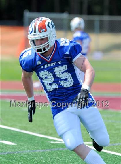 Thumbnail 1 in Michigan HS Football Coaches Association All-Star Game photogallery.