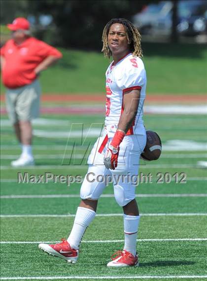 Thumbnail 1 in Michigan HS Football Coaches Association All-Star Game photogallery.