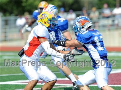 Thumbnail 2 in Michigan HS Football Coaches Association All-Star Game photogallery.