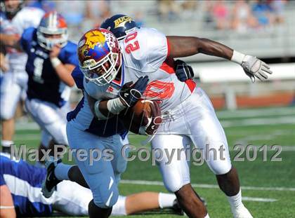 Thumbnail 1 in Michigan HS Football Coaches Association All-Star Game photogallery.